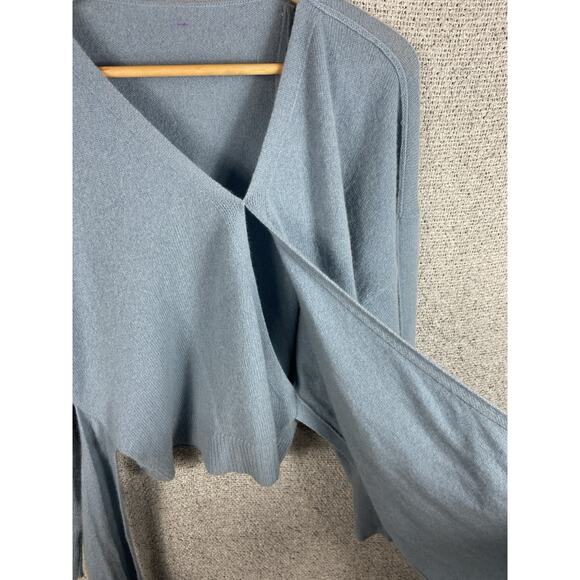 Simkhai 100% Cashmere Sweater Wrap Women’s M Designer Old Money Quiet Luxury - Picture 4 of 10